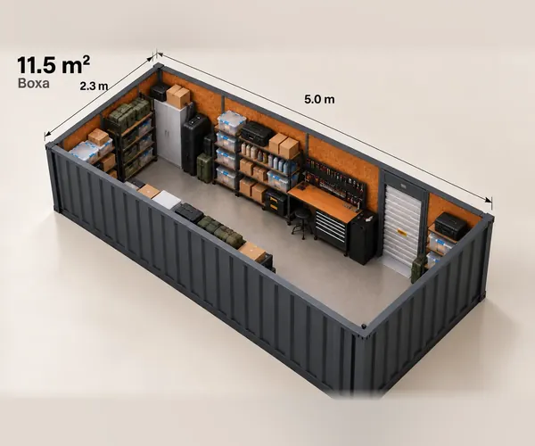 Boxă 11,5 m²
