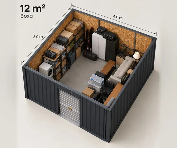Boxă 12 m² de închiriat – KeepBox Iași