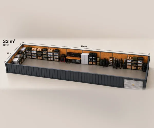 Boxă 33 m² de închiriat – KeepBox Iași