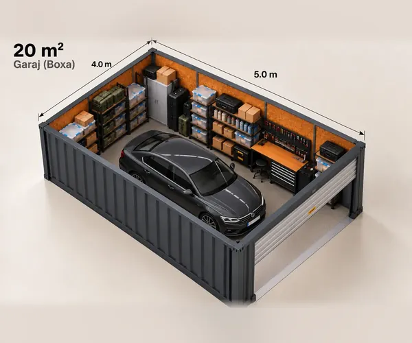 Garaj 20 m² de închiriat – KeepBox Iași